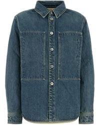 Jil Sander - Oversized Denim Blouse - Lyst