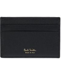 Paul Smith - Logo-Print Leather Cardholder - Lyst