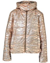 Liu Jo - Hooded Zebra-Pattern Jacket - Lyst