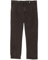 Myths - Herringbone-Pattern Pleated Trousers - Lyst