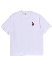A Bathing Ape - Ape Head-embroidered T-shirt - Lyst