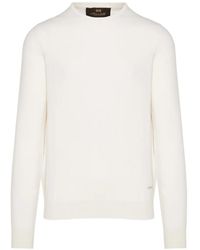 Enrico Mandelli - Logo-Plaque Sweater - Lyst