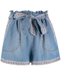 Shorts di Ermanno Scervino in Blu Donna Abbigliamento da Shorts da Mini shorts 