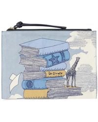 Inoui Edition - Embroidered Graphic-Print Clutch Bag - Lyst