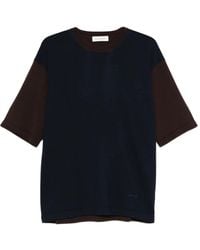 Lanvin - Short-Sleeve Colour-Block T-Shirt - Lyst