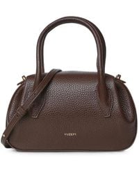 Yuzefi - Mini Oyster Duffle Pebbled Handbag - Lyst