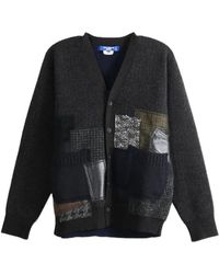 Junya Watanabe - Patchwork V-Neck Cardigan - Lyst