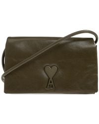 Ami Paris - Voulez-Vous Leather Wallet-On-Strap - Lyst