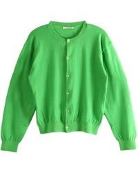 AURALEE - Cardigan Con Bottoni - Lyst