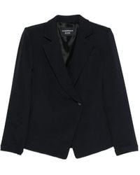 Emporio Armani - Double-Breasted Blazer - Lyst