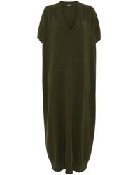 Fabiana Filippi - Gebreide Tuniek Met V-Hals - Lyst
