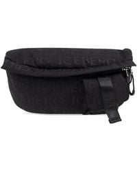 Iceberg - Logo-Jacquard Belt Bag - Lyst