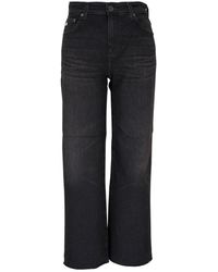 AG Jeans - Jeans Saige a gamba ampia - Lyst