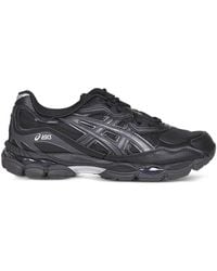 Asics - Gel-Nyc Lace-Up Leather Sneakers - Lyst