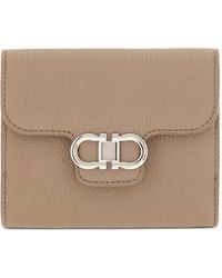 Ferragamo - Gancini Compact Wallet - Lyst