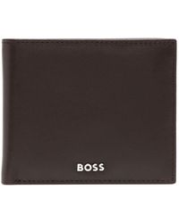 BOSS - Logo-lettering Bi-fold Wallet - Lyst