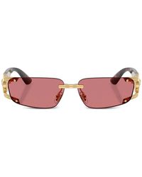 Versace - Gafas De Sol Con Aplique Medusa - Lyst