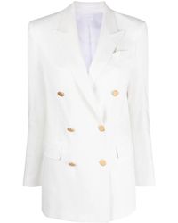 Tagliatore - Blazer Doppiopetto Con Revers A Lancia - Lyst