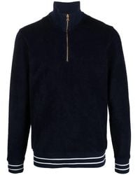 Orlebar Brown - Isar Zip-Collar Sweatshirt - Lyst