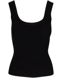 Nili Lotan - Ribbed-Knit Tank Top - Lyst