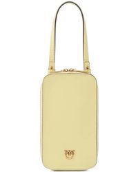 Pinko - Zip-Around Leather Smartphone Case - Lyst