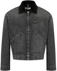 Maison Margiela - Zip Fastening Denim Jacket - Lyst