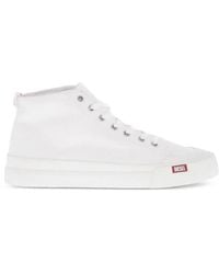 DIESEL - S-Athos Canvas Mid-Top Sneakers - Lyst