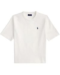 Polo Ralph Lauren - Embroidered Logo Crewneck T-Shirt - Lyst