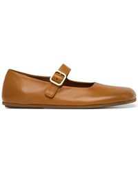 Marsèll - Appiedi Leather Ballet Flats - Lyst