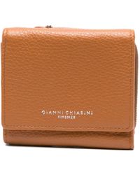 Gianni Chiarini - Grained-Leather Zip Wallet - Lyst