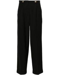 Sandro - High-Waist Tailored Trousers - Lyst