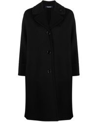 Max Mara - Single-breasted Button-fastening Coat - Lyst
