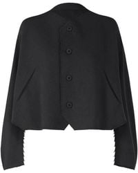 Issey Miyake - Campagne Button-Front Cardigan - Lyst
