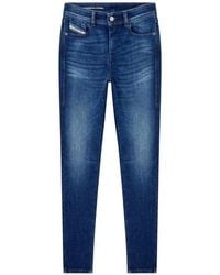 DIESEL - 2017 Slandy 09N12 Skinny Jeans - Lyst