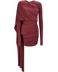 ANDAMANE - Drapiertes Kleid mit langen Ärmeln - Lyst