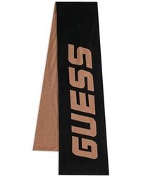 Guess - Logo-Intarsia Scarf - Lyst