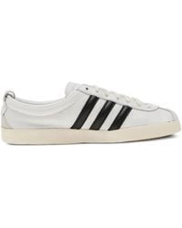 adidas - Three-Stripe Leather Sneakers - Lyst