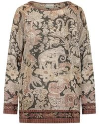 Pierre Louis Mascia - Aloe Tapestry-Print Top - Lyst