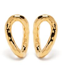 Jil Sander - Orecchini A Cerchio - Lyst