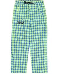 Pleasures - Practice Checked-Pattern Track Pants - Lyst