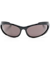 Balenciaga - Reverse Xpander Sonnenbrille mit eckigem Gestell - Lyst
