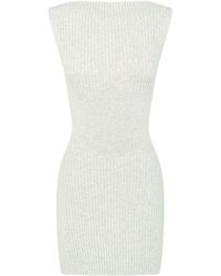Anna Quan - Tory Ribbed-knit Minidress - Lyst