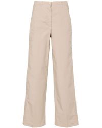 Peserico - Pressed-crease Straight Trousers - Lyst