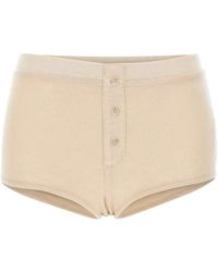 Entire studios - Booty Micro-Ribbed Shorts - Lyst
