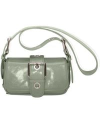 BY FAR - Eloise Leather Creased Shoulder Bag - Lyst