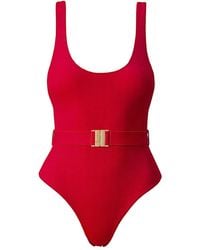 SOFIA ERHAN - Bañador Scarlet con cinturón - Lyst