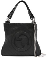 Gucci - Blondie Branded Leather Tote Bag - Lyst