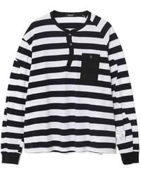 Undercover - Striped Long Sleeve T-Shirt - Lyst