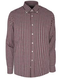 Tombolini - Gingham-Check Button-Down Shirt - Lyst
