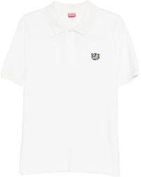 KENZO - Wild Tiger Cotton Polo Shirt - Lyst